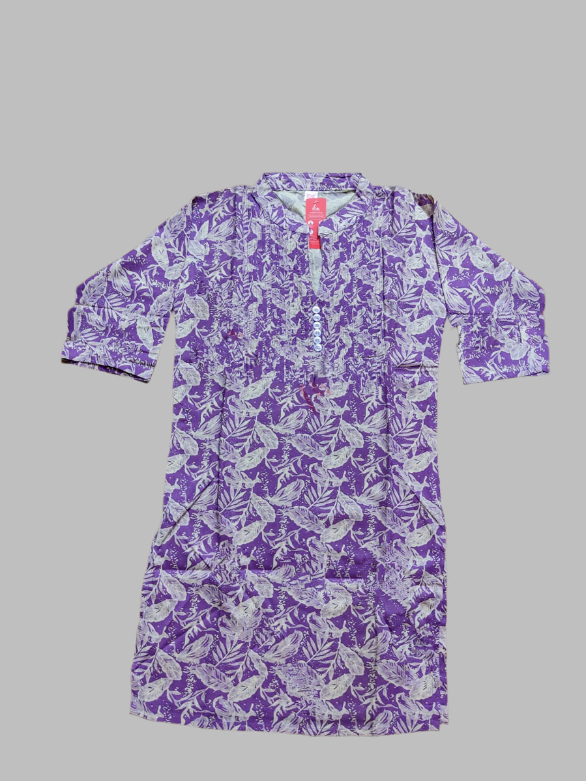 Purple Rayon Short Top