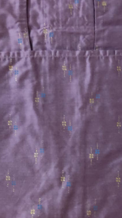 Light Purple Silk Embroidery Kurti Top